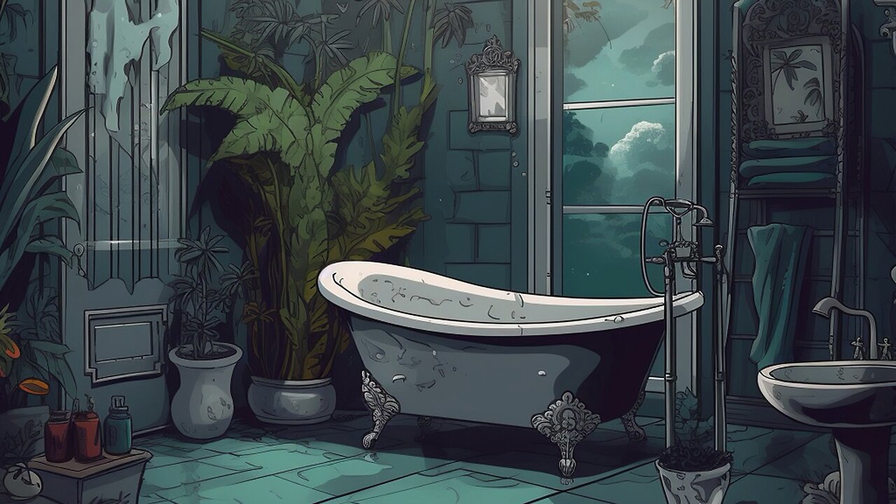 Lofi Beats on a Rainy Day for a Relaxing Soak