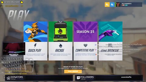 Playing some decent and shitty matches on Overwatch!