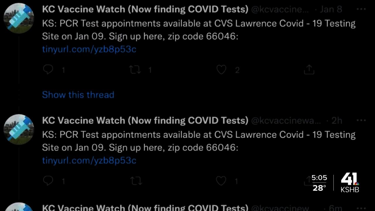 Creator of KC Vaccine Watch Twitter account changes course to provide COVID-19 testing information