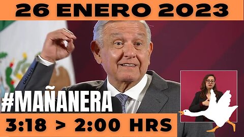 💩🐣👶 #AMLITO | Mañanera Jueves 26 de Enero 2023 | El gansito veloz de 3:18 a 2:00.