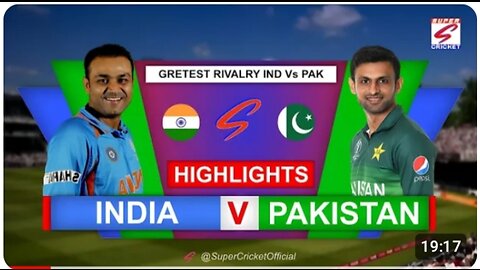 The Intense Rivalry ; India Vs Pakistan Cricket Match Highlights