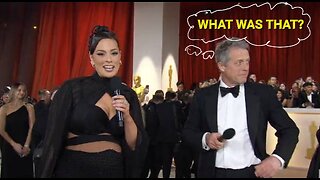 Ashley Graham Awful Oscar Interview with Hugh Grant