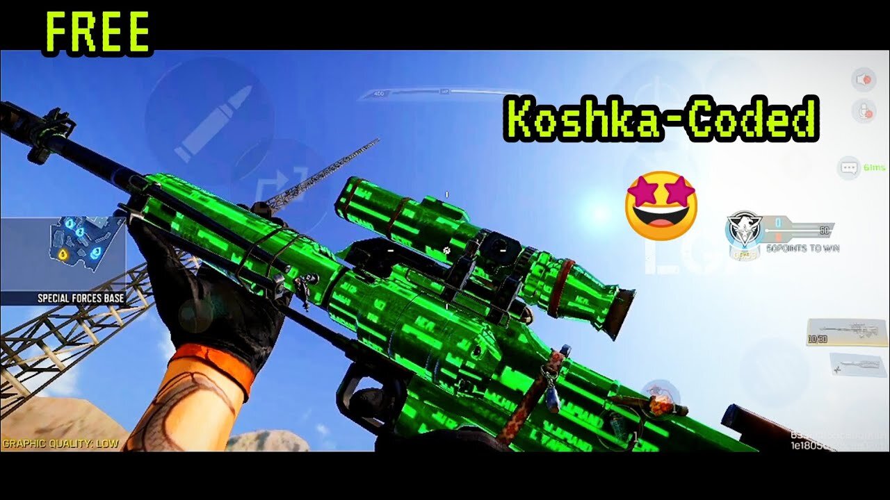 Why no one is using KOSHKA as their sniper mains in CODM MP....