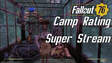 LIVE ! The Ultimate Camp Rating Experience In Fallout 76 With Raider Lorespade