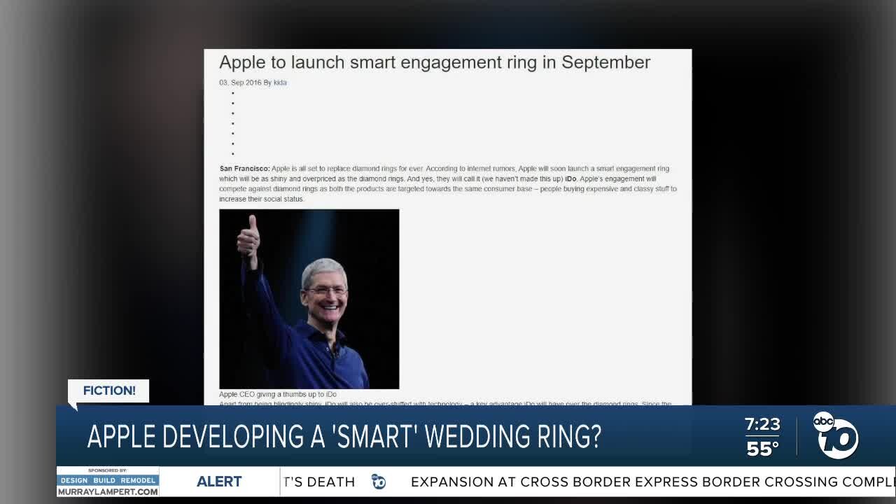 Fact or Fiction: Apple develops smart wedding ring