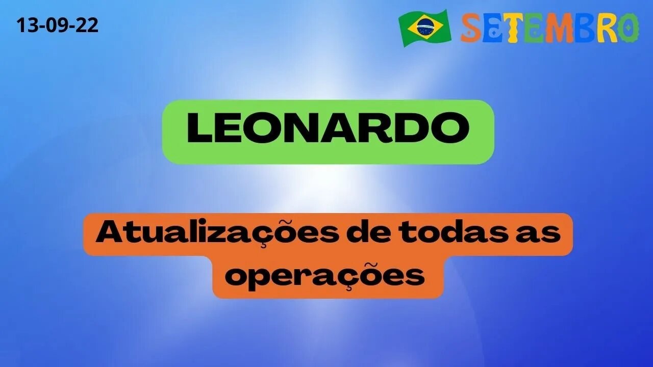 LEONARDO Atualizações de todas as operações