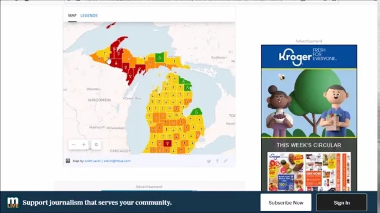 Sickness Spreads In The U.P.