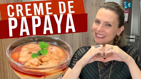 CREME DE PAPAYA COM CASSIS | SOBREMESA DE RESTAURANTE