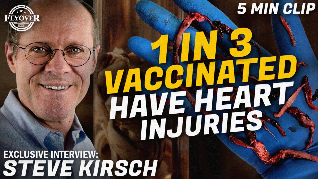 1 IN 3 VACCINATED HAVE HEART INJURIES with Steve Kirsch, Featured in DIED SUDDENLY Documentary | Flyover Clips