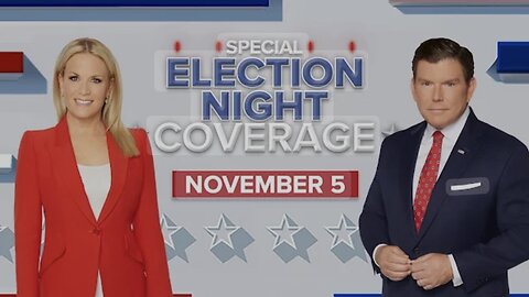 FOX NEWS ELECTION NIGHT COVERAGE🇺🇸 (November 5, 2024) 9-10pm PST