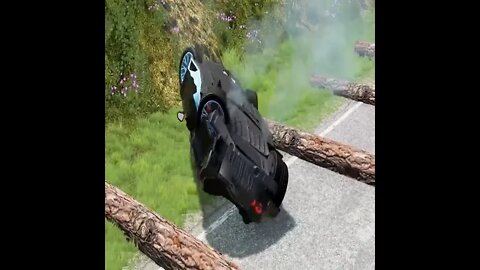 Cars vs Giant Crater 2of6 8of148 #Shorts