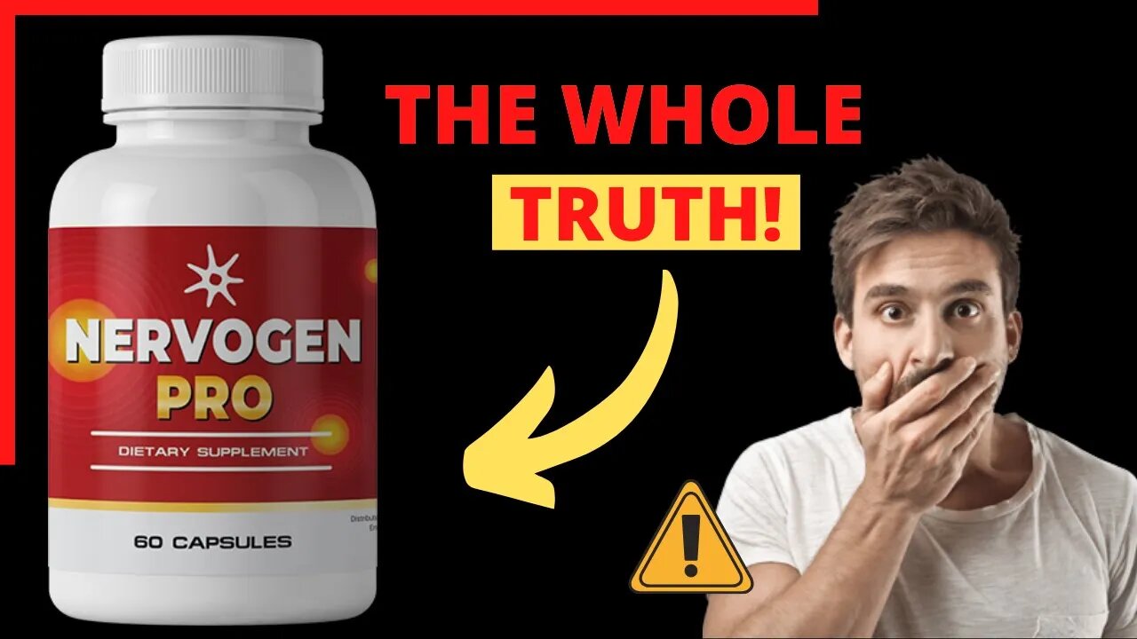 Nervogen Pro Honest Review | Nervogen Pro Side Effects - Nervogen Pro Supplement Reviews