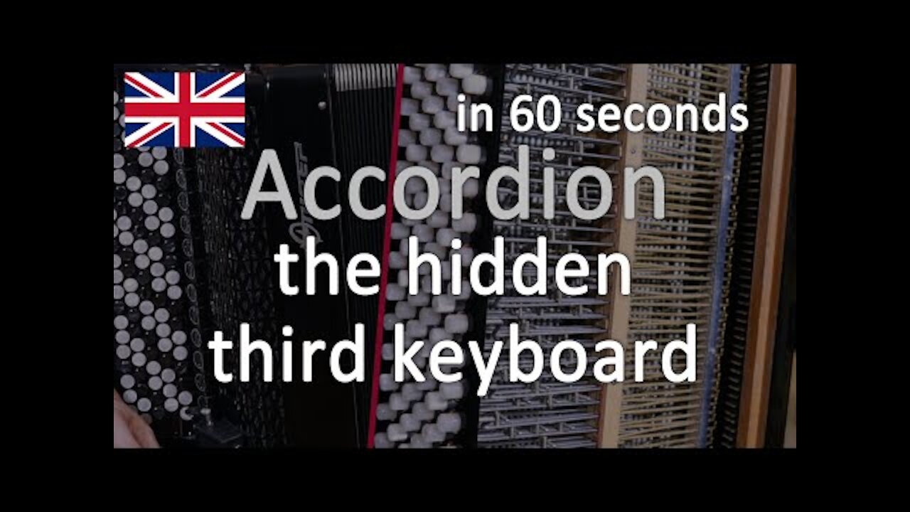 Accordion's third keyboard, free-bass explained in 60s