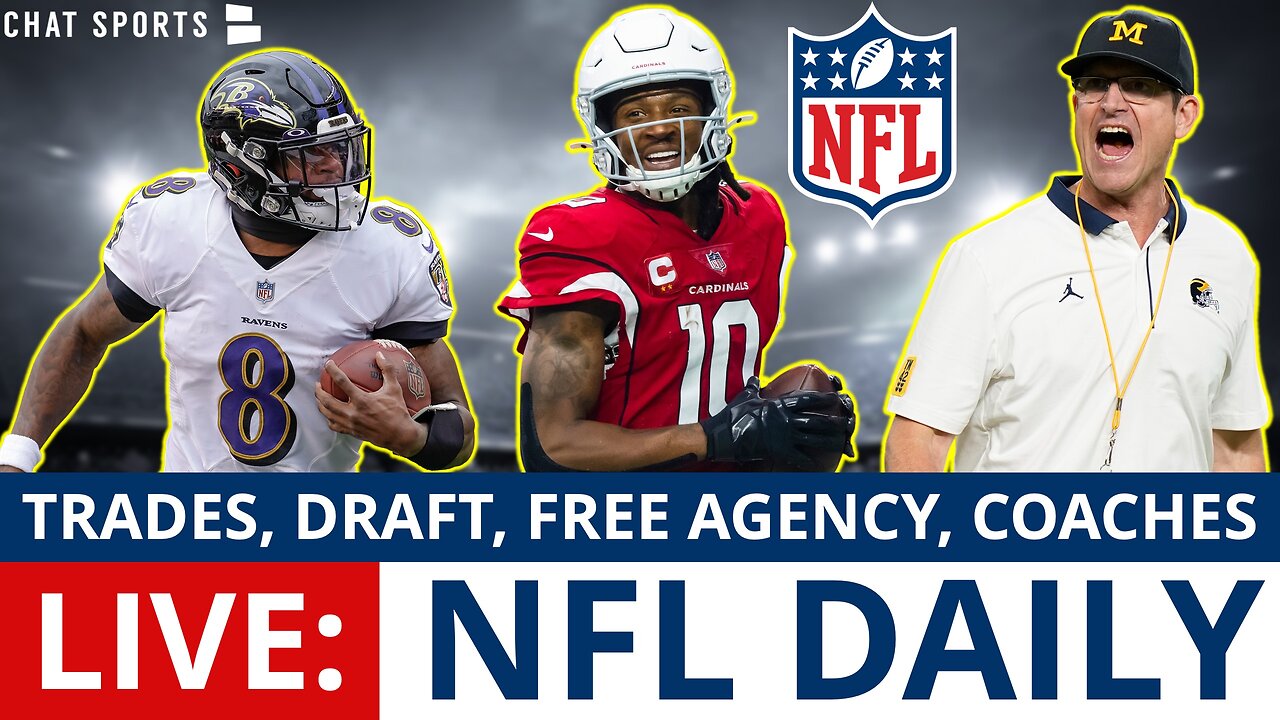 NFL Daily Live: NFL Rumors, News, Top Free Agents, Coaching Predictions & Mock Draft