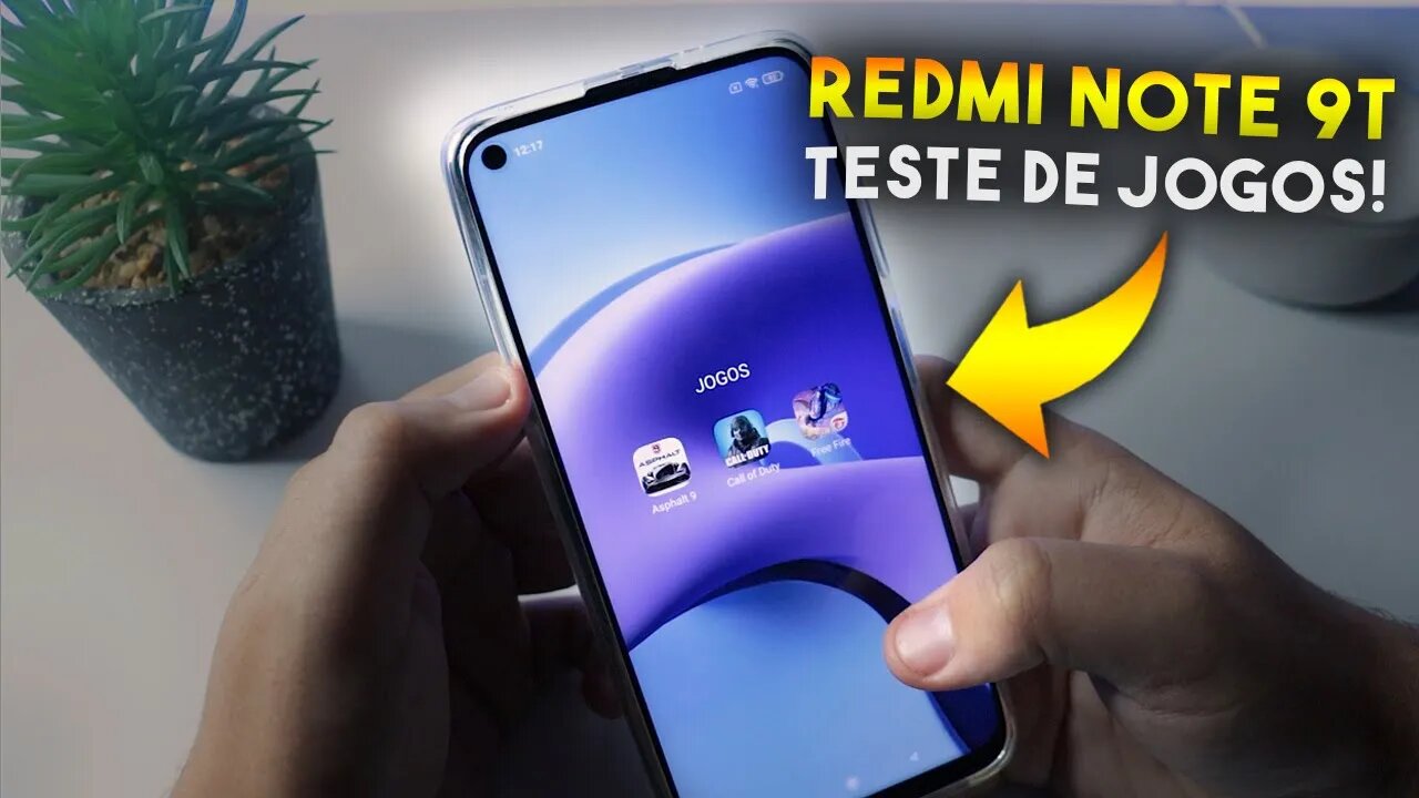 Redmi Note 9T - Teste de JOGOS! COD Mobile, Asphalt 9 e Free Fire será que roda liso?