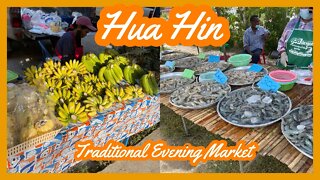 Hua Hin Traditional Evening Market At Wat Khao Sanam Chai - Thailand 2022