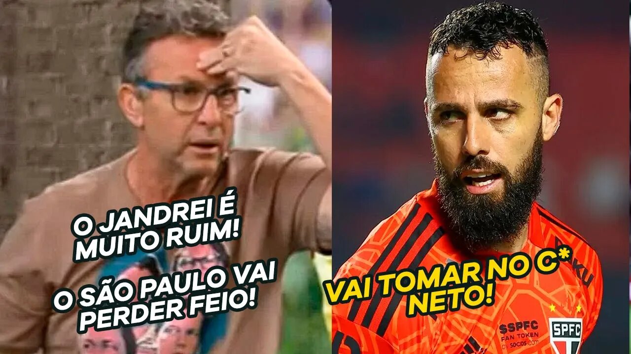 NETO ALFINETA JANDREI E DIZ QUE SÃO PAULO VAI PERDER PRO FLAMENGO | DE GOLEADA