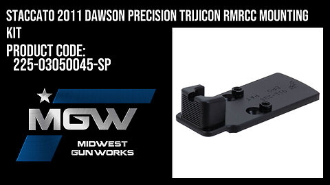 Staccato 2011 Dawson Precision Trijicon RMRcc Mounting Kit - 225-03050045-SP