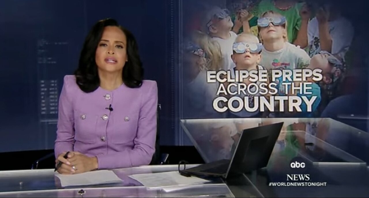 The countdown to the Solar eclipse.