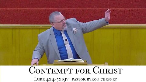 Contempt for Christ