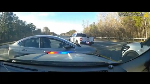 Dash cam footage released following police chase in Peachtree City