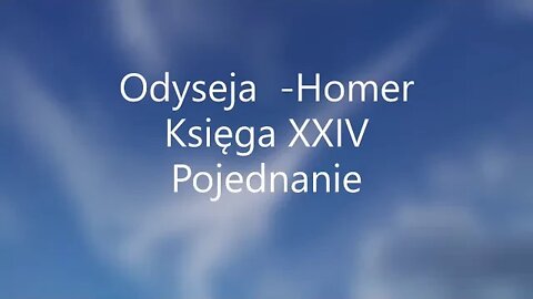 Odyseja -Homer Księga XXIV audiobook