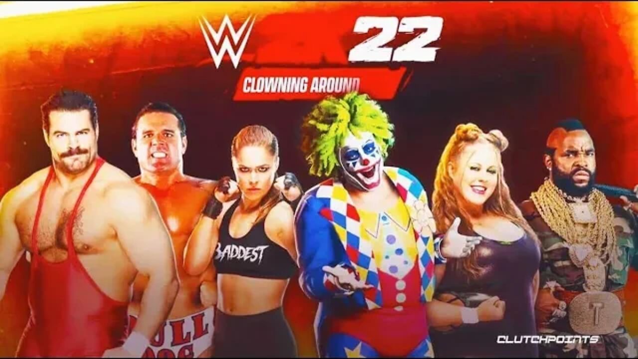 Clowning Around Pack DLC Entrances and First Look | WWE 2k22