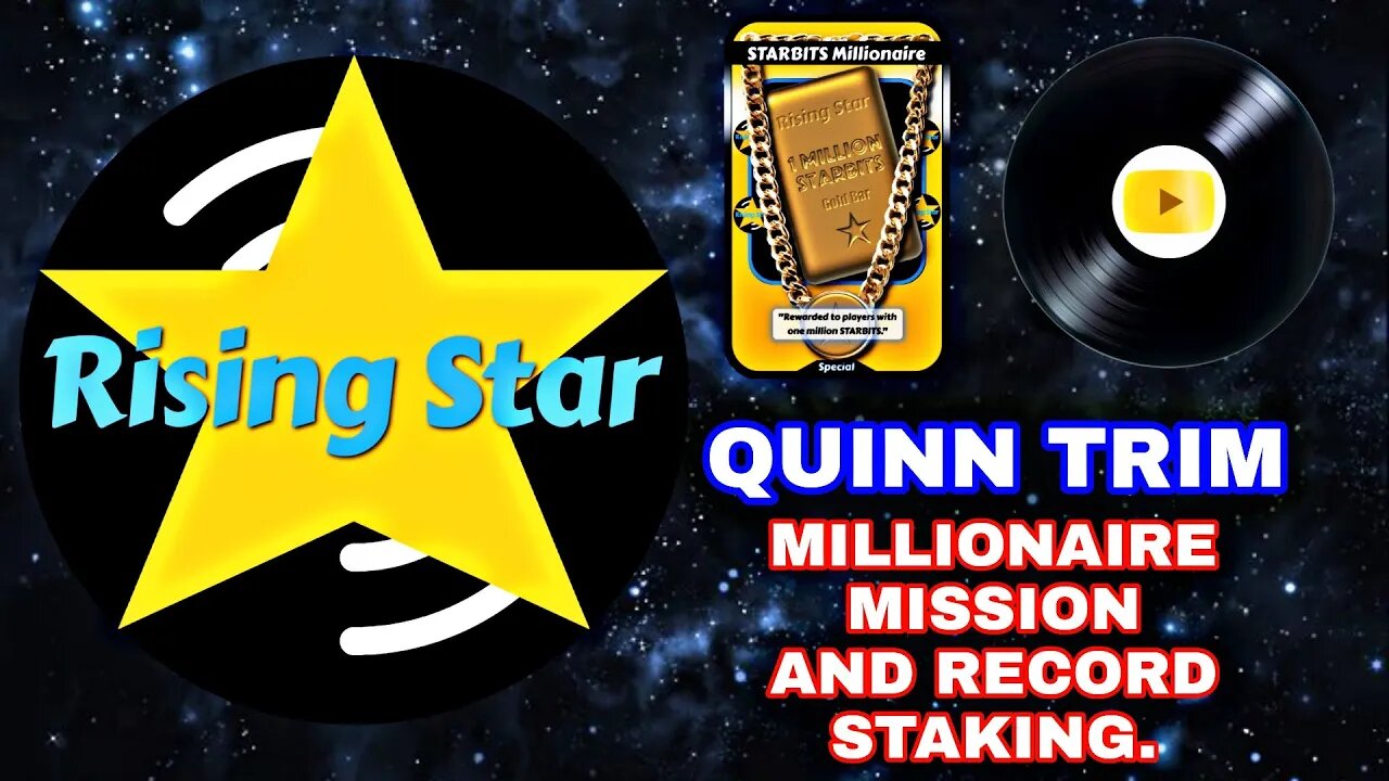 Rising Star Millionaire Mission | Rising Star Record Staking | Peak D | P2E | Quinn Trim