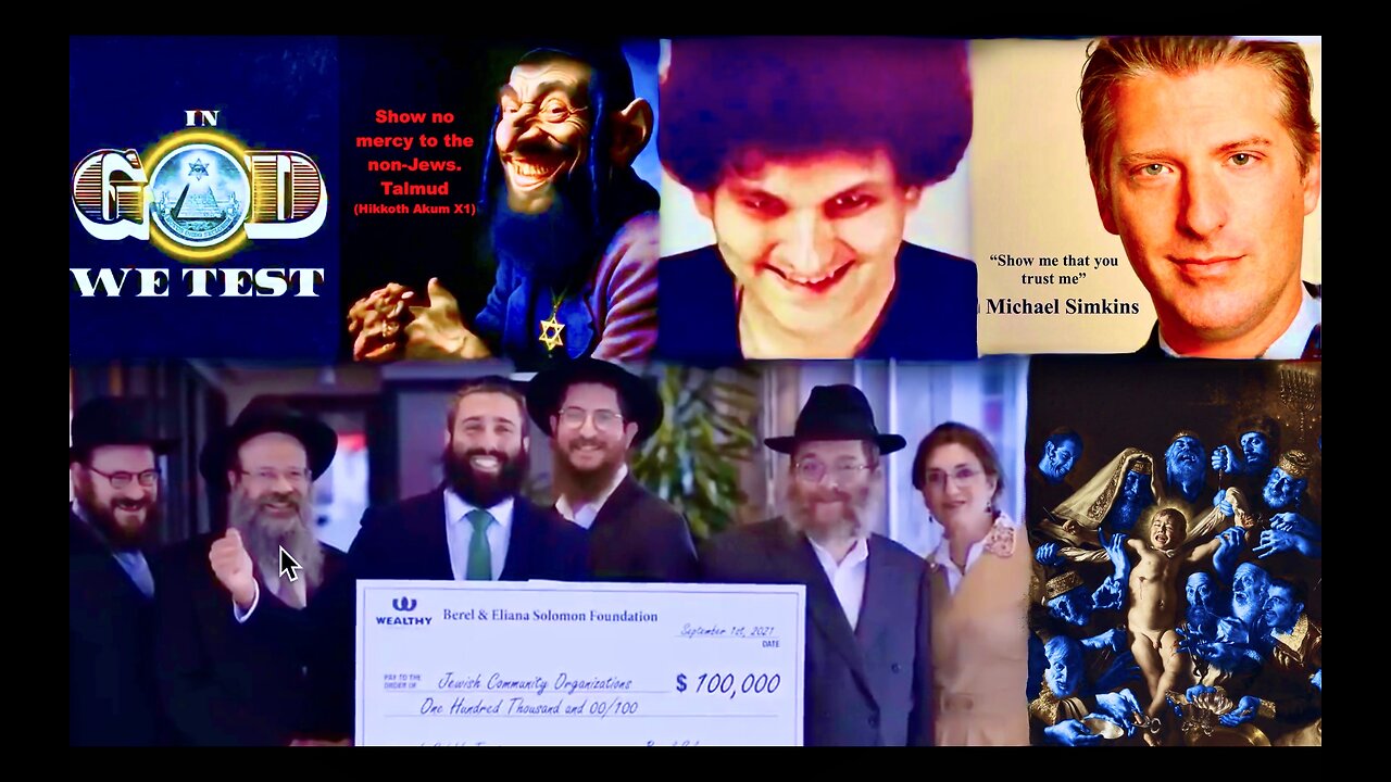 Club E11even Michael Simkins Exposes Weaponized Charity Jewish Law Talmud Used To Enslave Non Jews