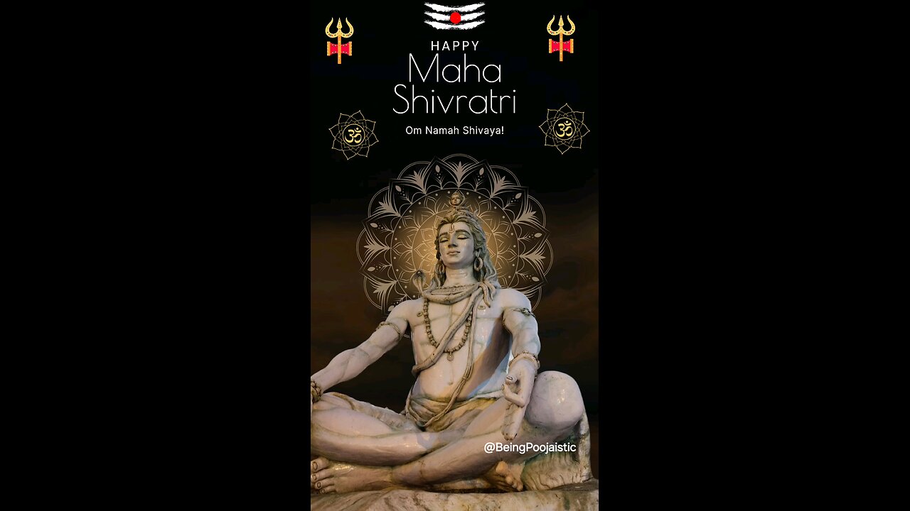 Happy Maha Shivratri! 🙏May Lord Shiva bless you with love, light, and joy! 🕉️💫