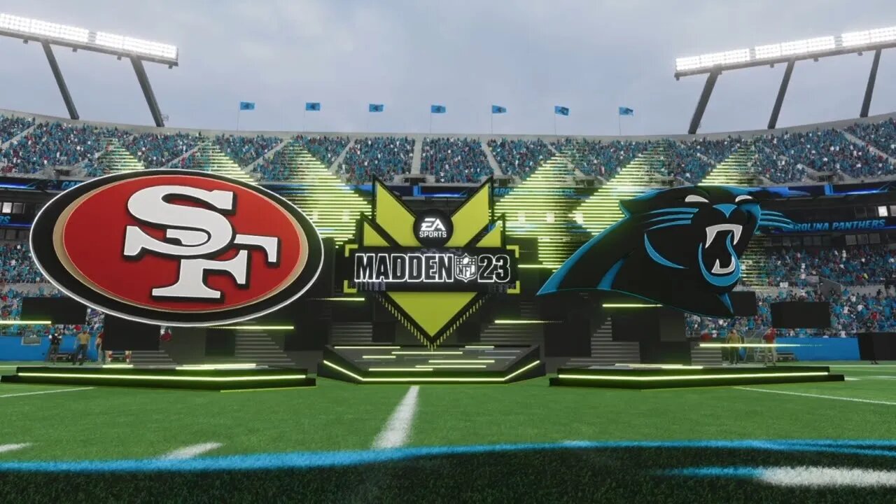 Madden 23 Legends 49ers Vs Panthers Simulation Franchise S1