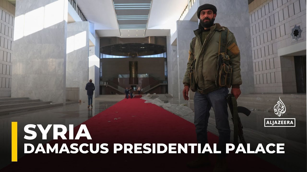 Opposition fighters seize al-Assad presidential palace in Syria's Damascus