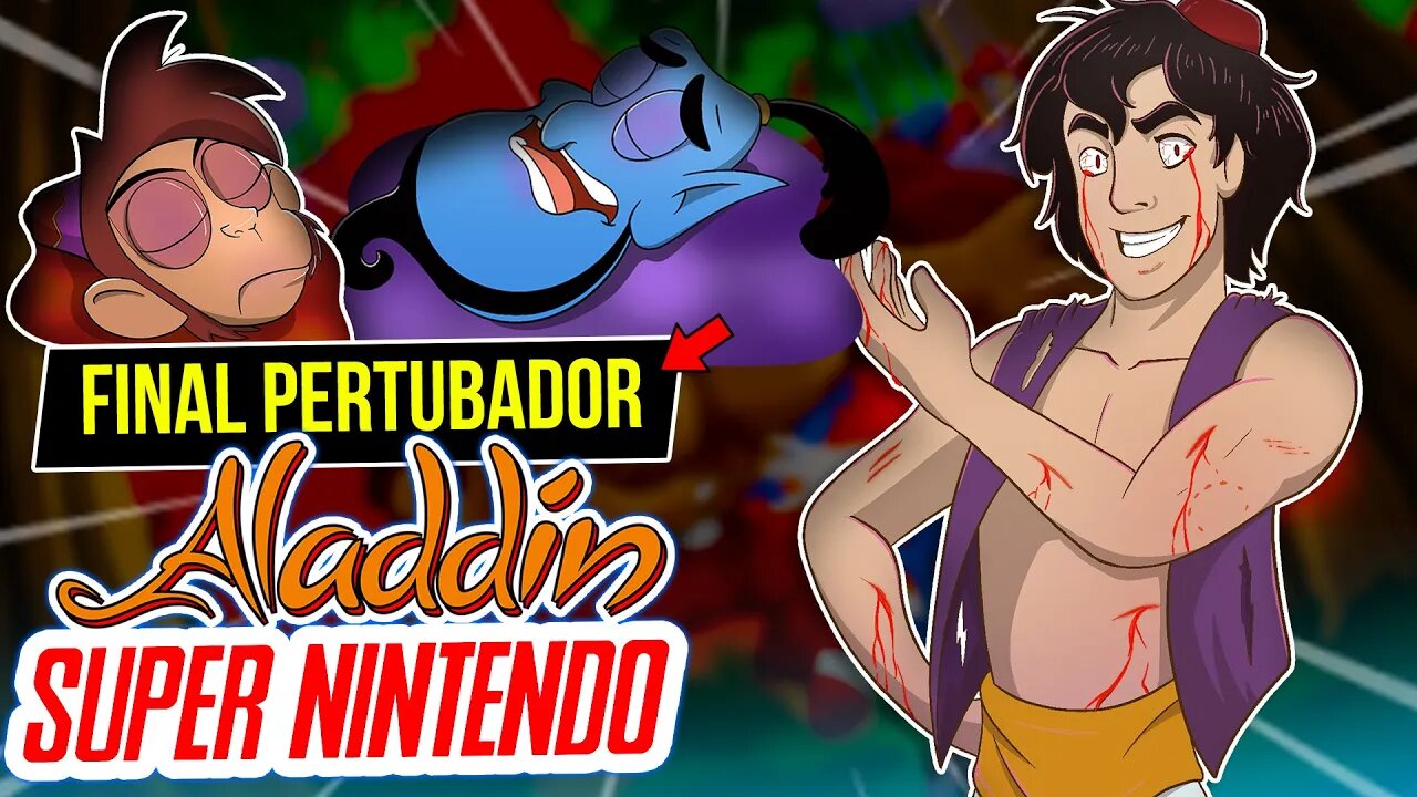 Final PERTUBADOR da DISNEY 😈 Historia Aladdin SNES