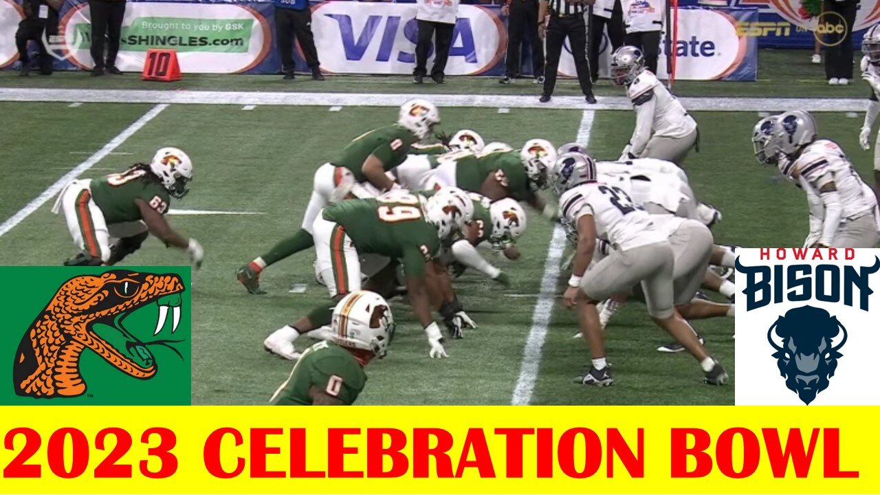 Howard vs Florida A&M Football Game Highlights, 2023 Celebration Bowl