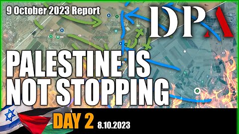 HAMAS CONTINUES COMBINED ARMS OPERATIONS; Massive Israeli airstrikes - Israel-Hamas War SITREP Day 2