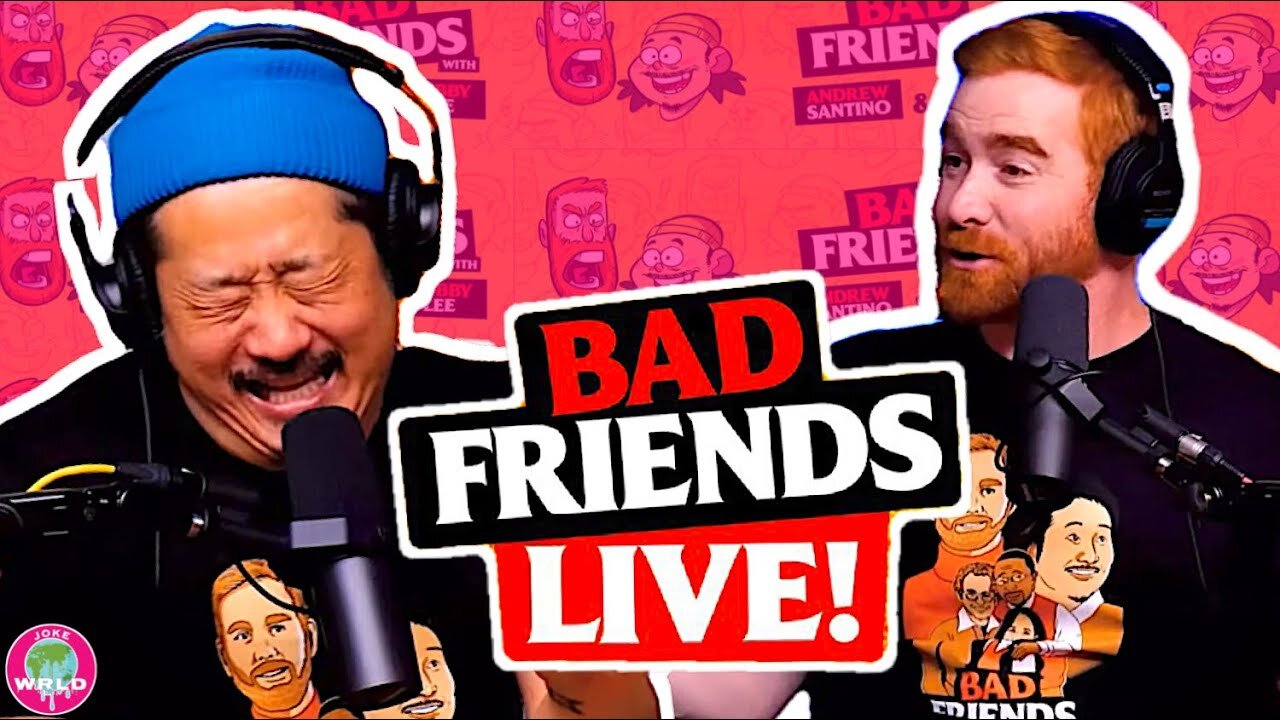 Bad Friends FIRST LIVE SHOW FULL SHOW Bobby Lee, Andrew Santino and Rudy + MORE FREE