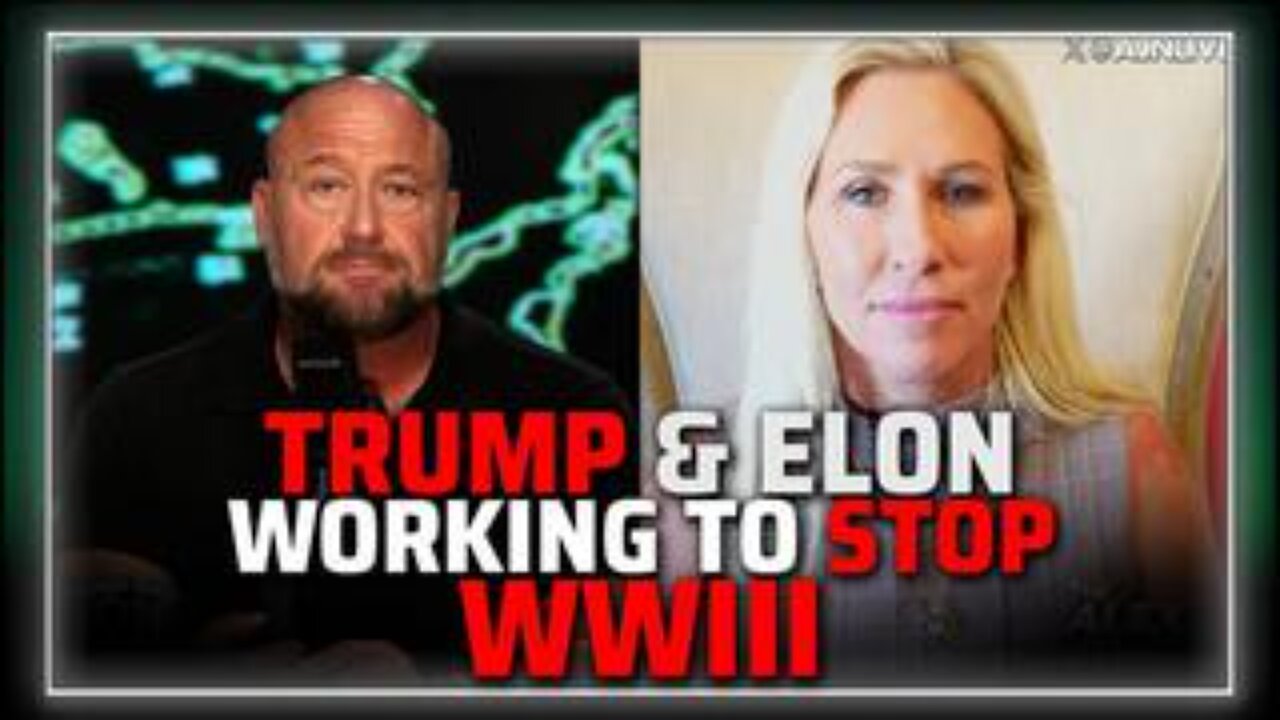 MTG Talked To Trump & Elon And Says Both Men Are Working Hard To End Ukraine War, WW3!