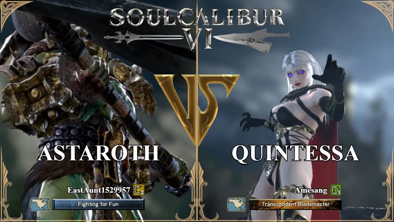 Astaroth (EastAunt1529957) VS Quintessa (Âmesang) (SoulCalibur™ VI: Online)