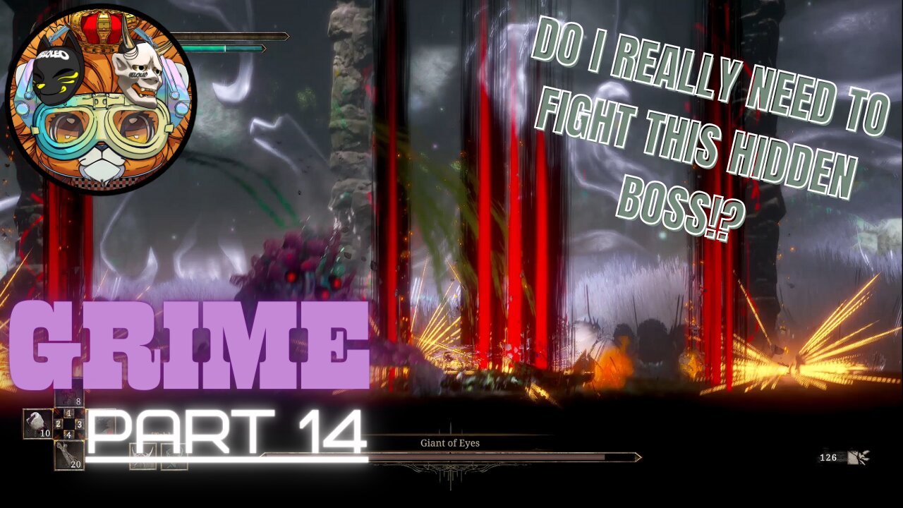 GRIME PC Walkthrough Gameplay Part 14 - FOURTH HIDDEN MONSTER BOSS GIANT OF EYES (FULL GAME)