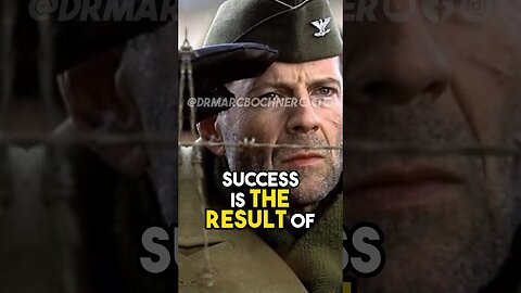 Don't Wait For Luck! #brucewillis #successmotivation #dailydoseofpositivity