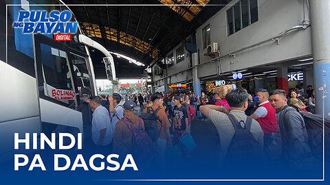 Mga pasaherong pauwi sa probinsya, hindi pa dagsa sa mga terminal sa QC