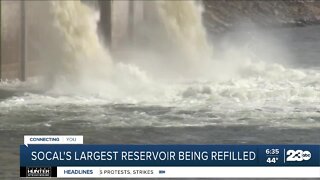 Southern California's largest reservoir being refilled