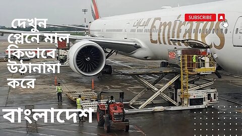 দেখুন বাংলাদেশ বিমানবন্দরে কিভাবে বিমানে মালা মাল উঠায় How Cargo is Loaded onto Bangladesh Airport