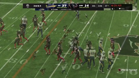 TDFL Football [Season 6/Week 16]: San Antonio (9-5) @ London [BK] (11-3)