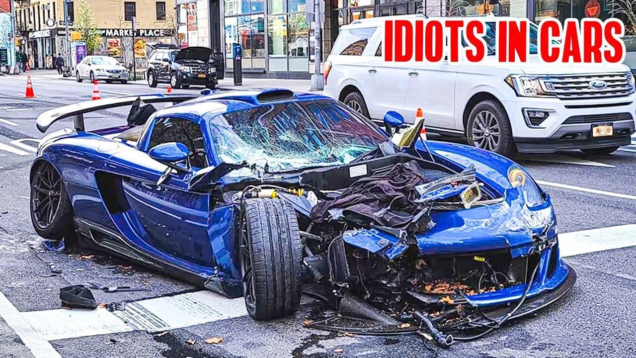 Expensive Car Showoff Fail Compilation - Idiot Drivers