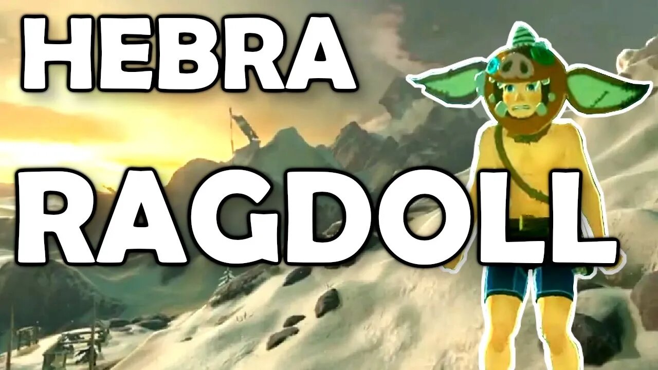 MORE FUNNY MOMENTS! Hebra Mountain Ragdoll | Breath of the Wild