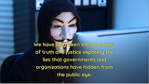 New Announcement From Anonymous