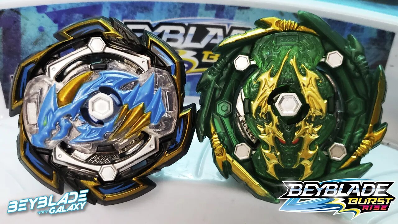 ROCK DRAGON D5 vs BUSHIN ASHINDRA A5 - Beyblade Burst ベイブレードバースト