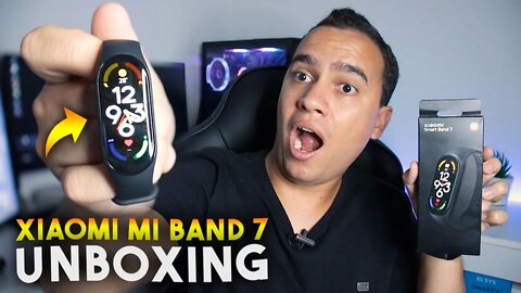 Xiaomi Smart Band 7, com TELA MAIOR e PULSEIRA MAIS INTELIGENTE - Unboxing e detalhes