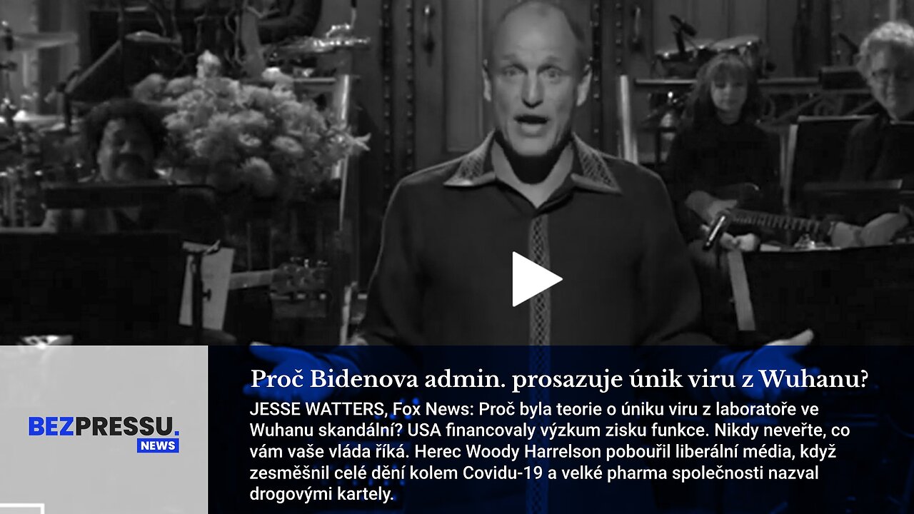 Proč Bidenova admin. prosazuje únik viru z Wuhanu?